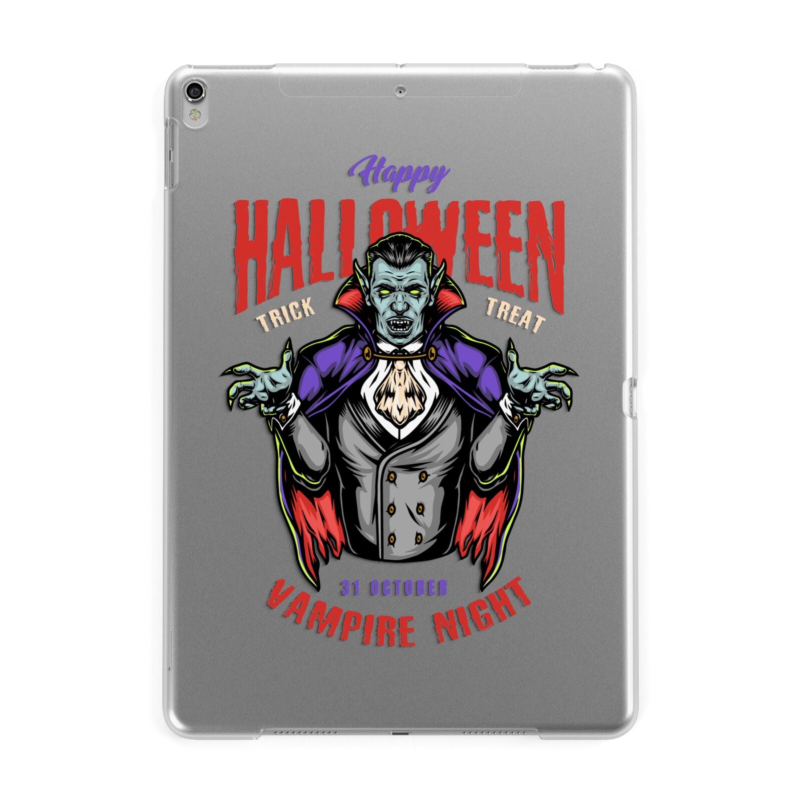 Vampire Night Apple iPad Silver Case