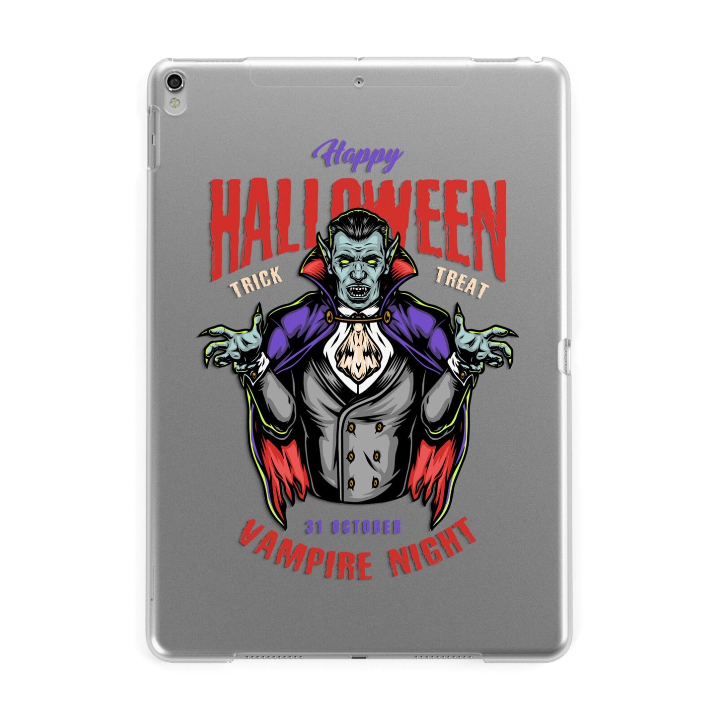 Vampire Night Apple iPad Silver Case