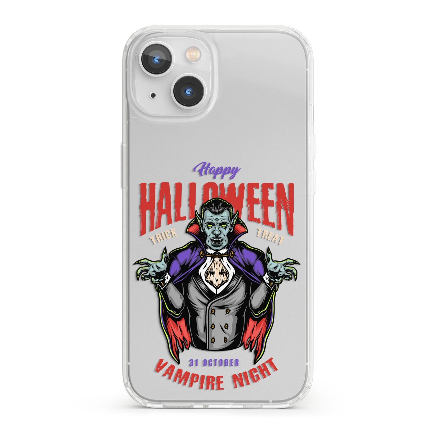Vampire Night iPhone 13 Clear Bumper Case