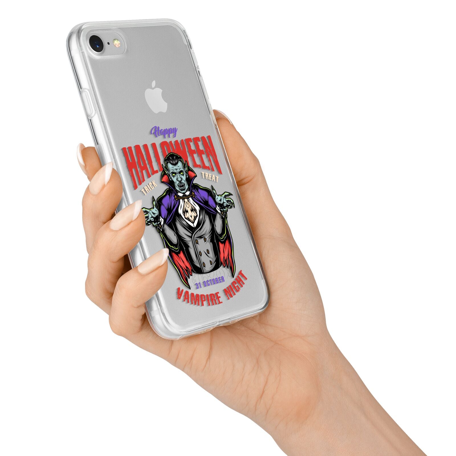 Vampire Night iPhone 7 Bumper Case on Silver iPhone Alternative Image