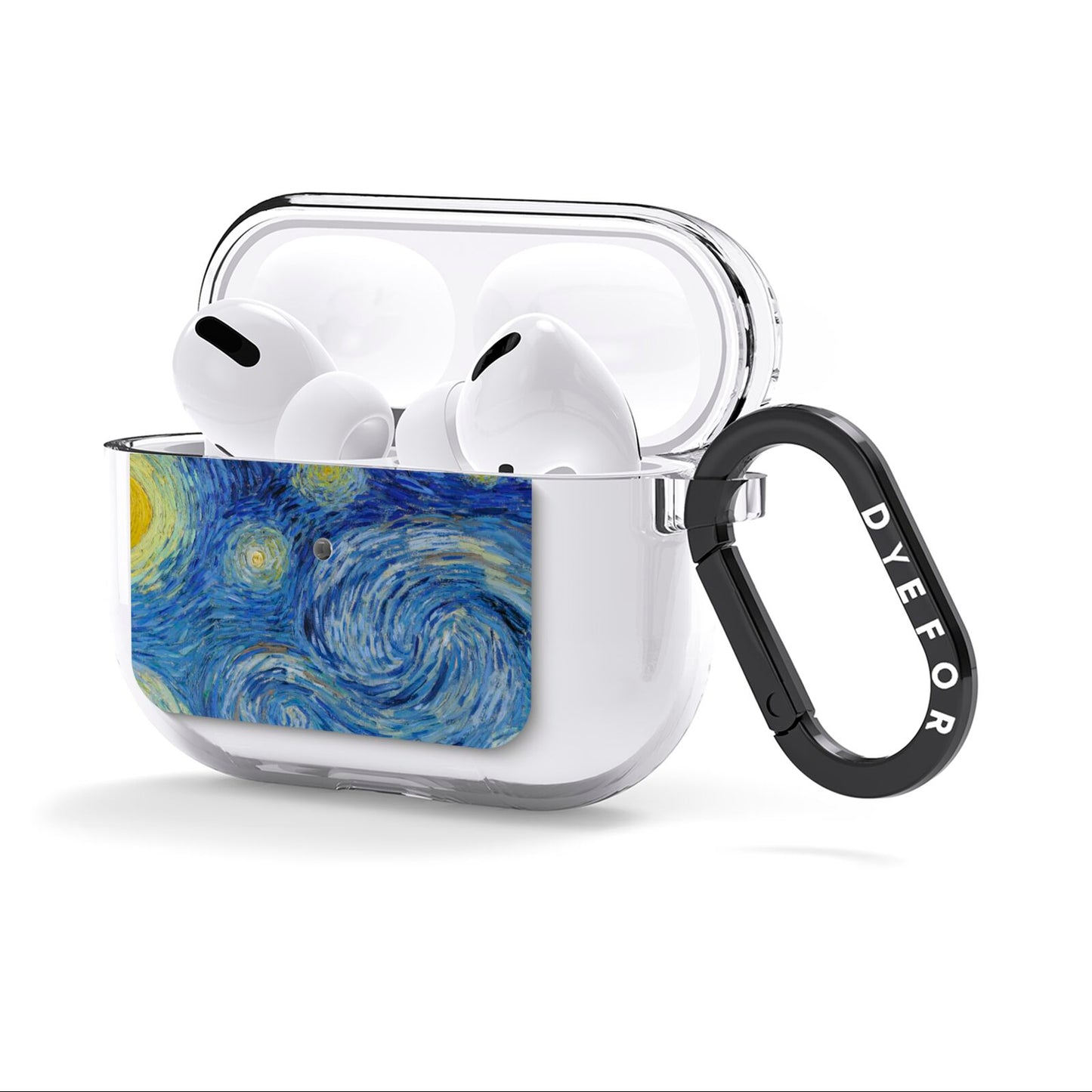 Van Gogh Starry Night AirPods Clear Case 3rd Gen Side Image