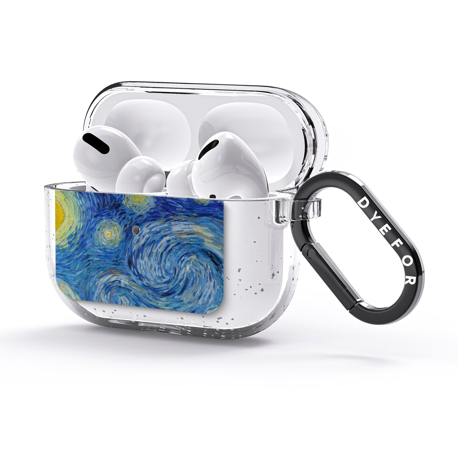 Van Gogh Starry Night AirPods Glitter Case 3rd Gen Side Image