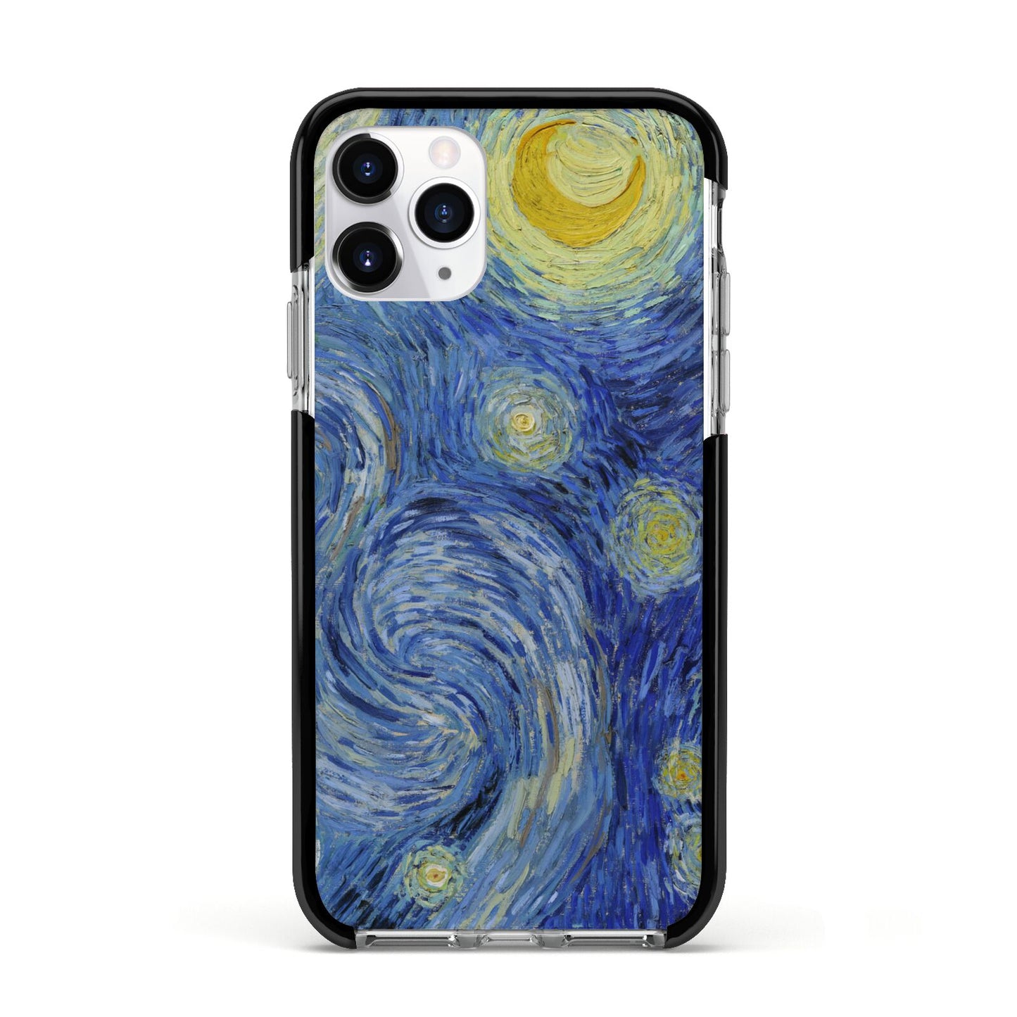 Van Gogh Starry Night Apple iPhone 11 Pro in Silver with Black Impact Case