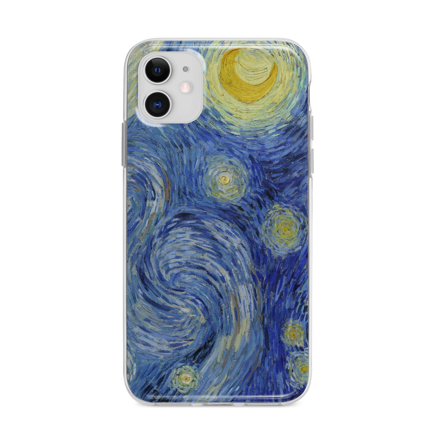 Van Gogh Starry Night Apple iPhone 11 in White with Bumper Case