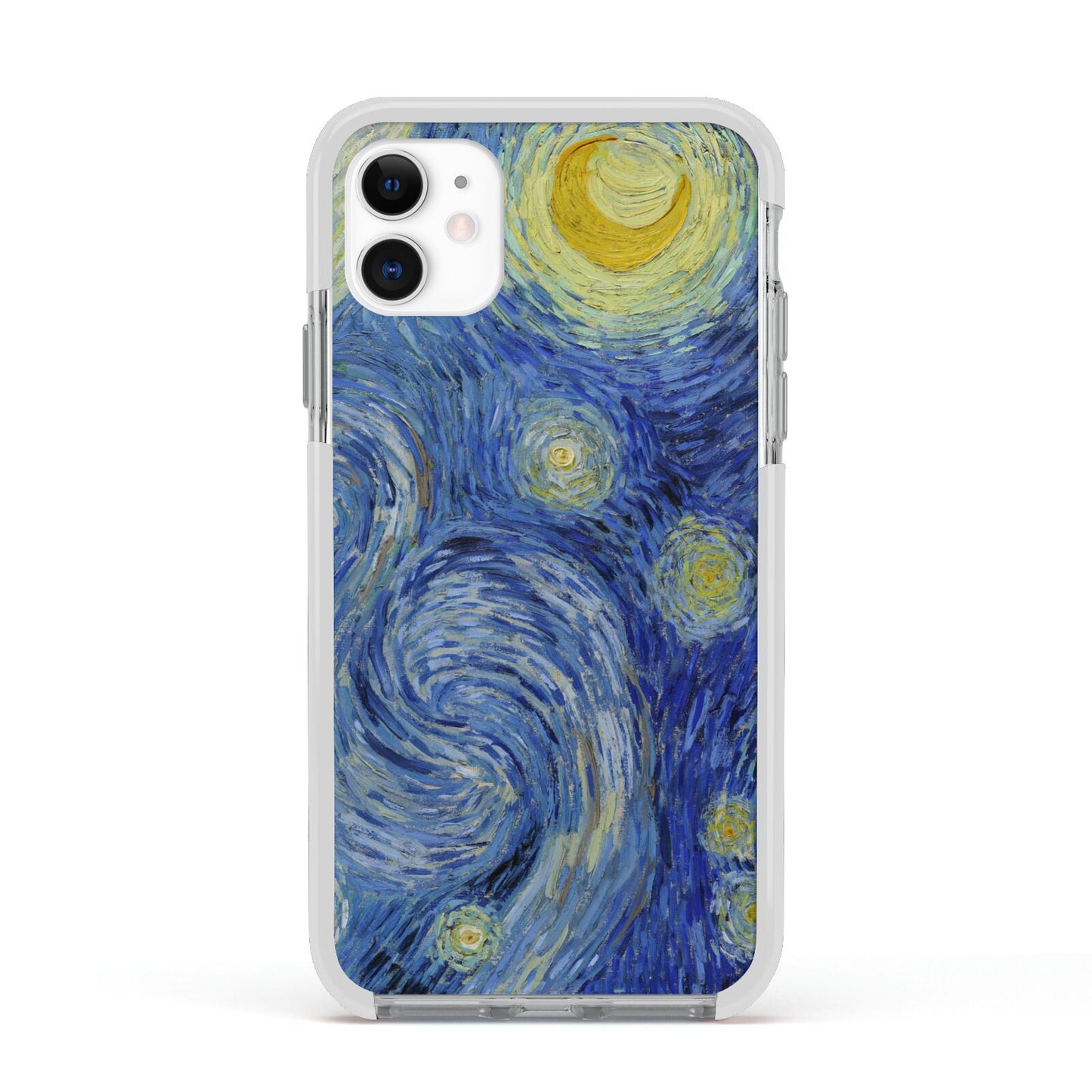 Van Gogh Starry Night Apple iPhone 11 in White with White Impact Case
