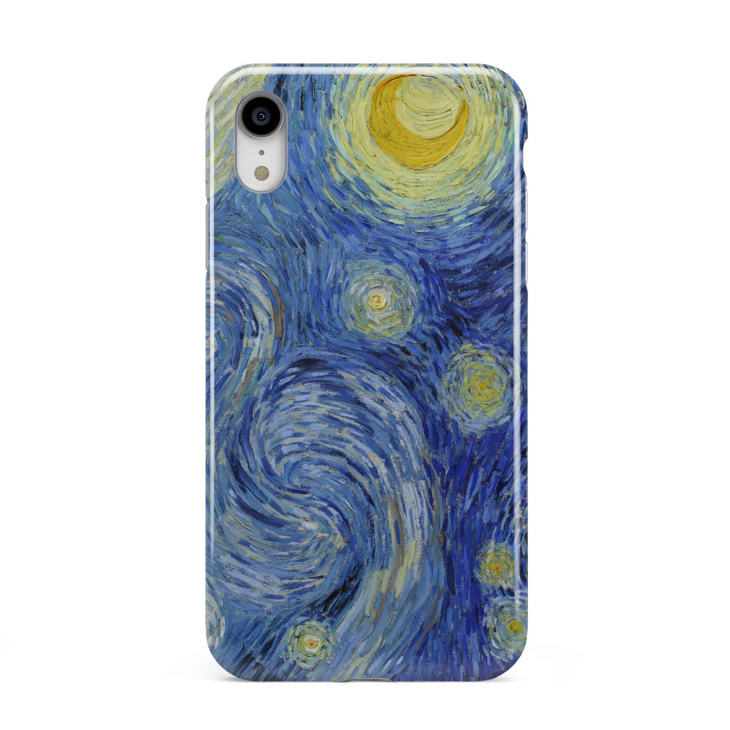 Van Gogh Starry Night Apple iPhone XR White 3D Tough Case