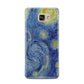 Van Gogh Starry Night Samsung Galaxy A7 2016 Case on gold phone