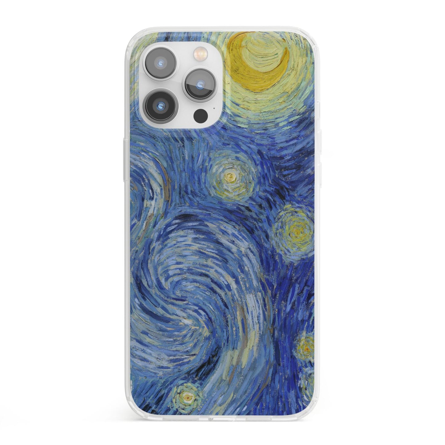 Van Gogh Starry Night iPhone 13 Pro Max Clear Bumper Case
