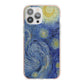 Van Gogh Starry Night iPhone 13 Pro Max TPU Impact Case with Pink Edges