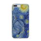 Van Gogh Starry Night iPhone 7 Plus Bumper Case on Silver iPhone