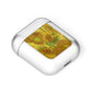 Van Gogh Sunflowers AirPods Case Laid Flat