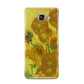 Van Gogh Sunflowers Samsung Galaxy A3 2016 Case on gold phone