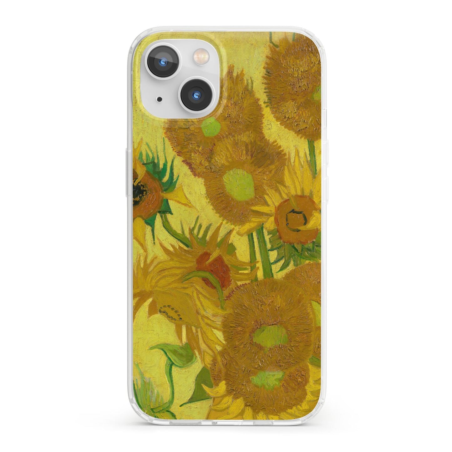 Van Gogh Sunflowers iPhone 13 Clear Bumper Case