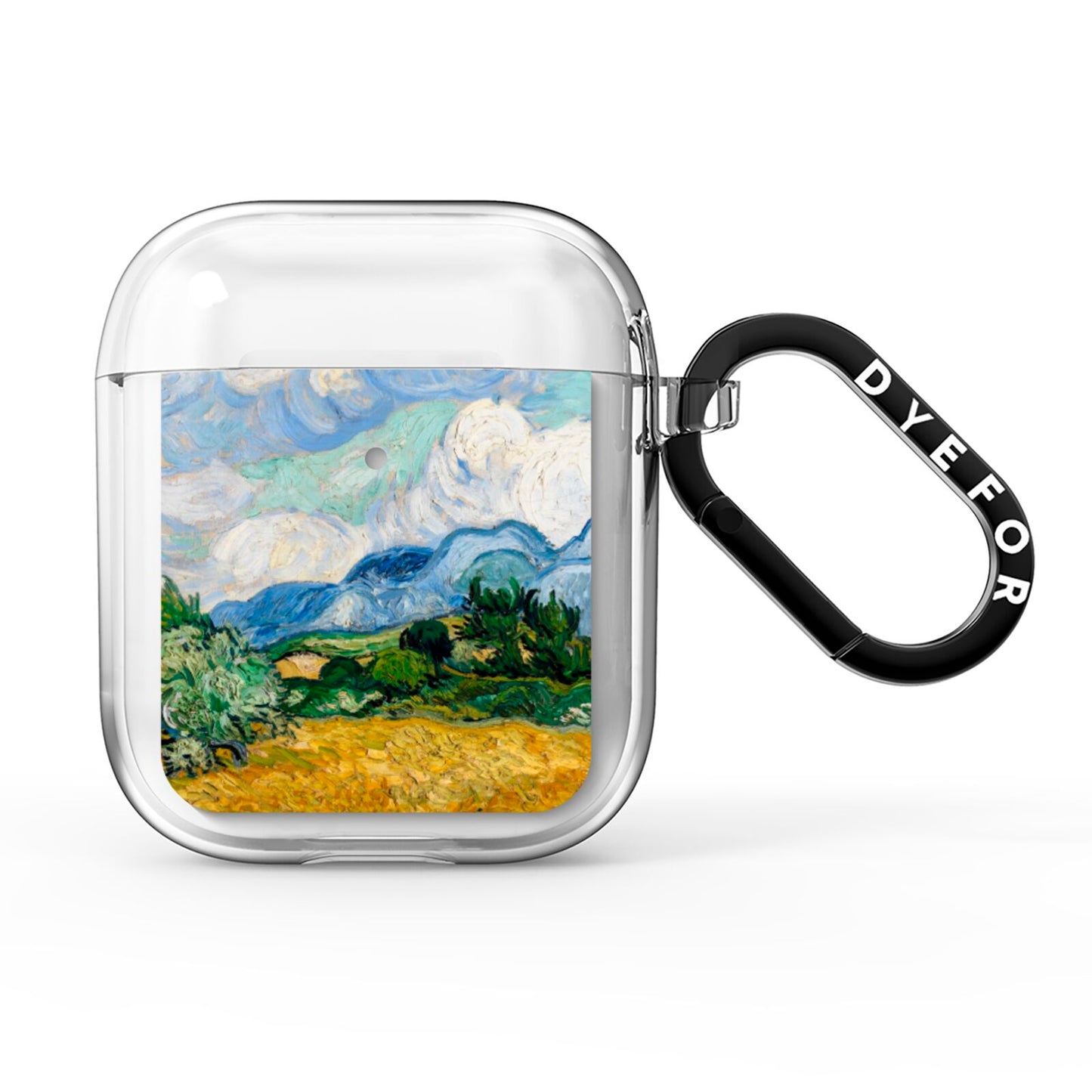 Van Gogh Wheat Field with Cypresses AirPods Clear Case