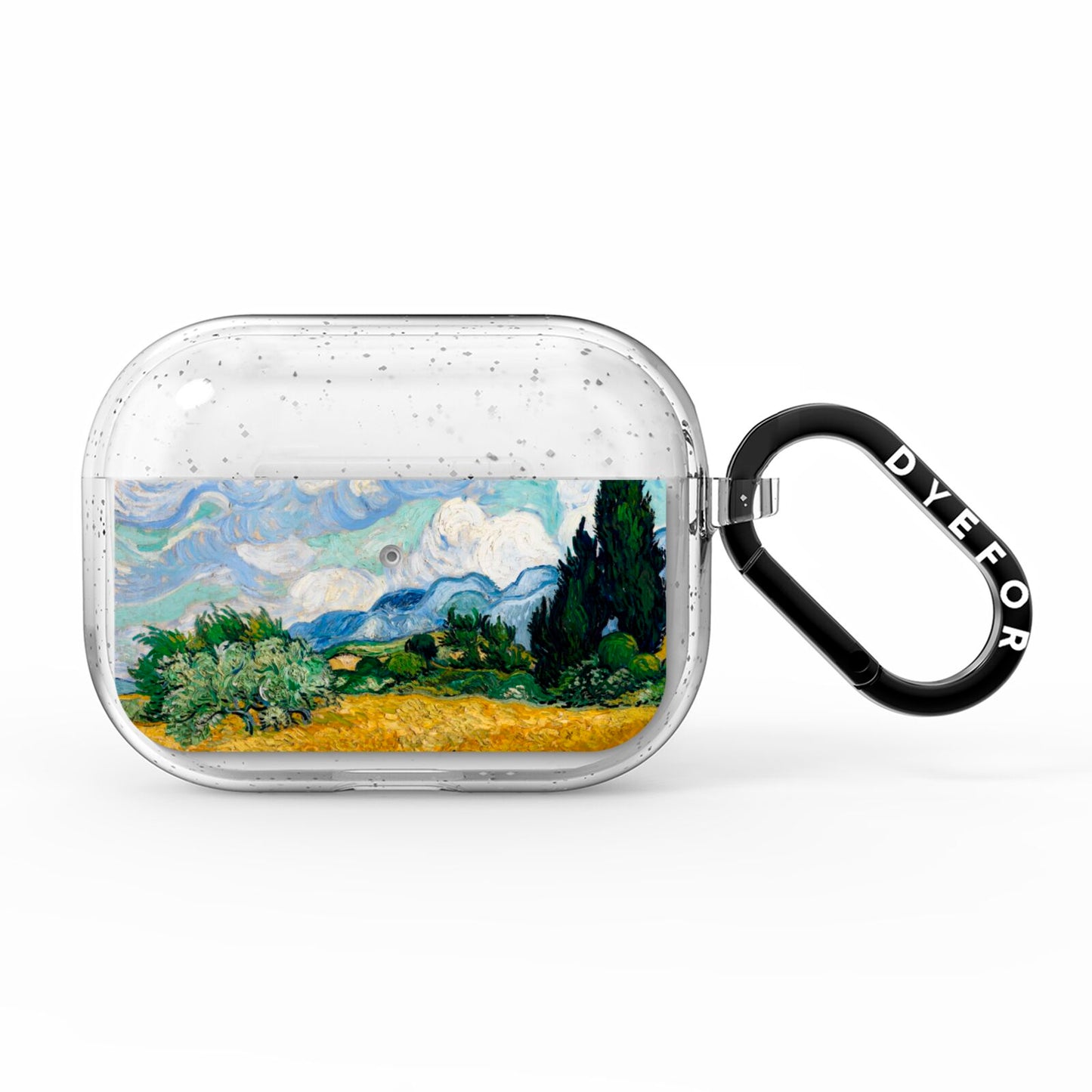 Van Gogh Wheat Field with Cypresses AirPods Pro Glitter Case