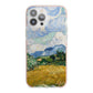 Van Gogh Wheat Field with Cypresses iPhone 13 Pro Max TPU Impact Case with Pink Edges