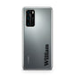 Vertical Name Huawei P40 Phone Case