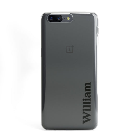 Vertical Name OnePlus Case