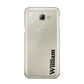 Vertical Name Samsung Galaxy A8 2016 Case