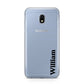 Vertical Name Samsung Galaxy J3 2017 Case