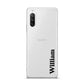Vertical Name Sony Xperia 10 III Case