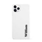 Vertical Name iPhone 11 Pro 3D Snap Case