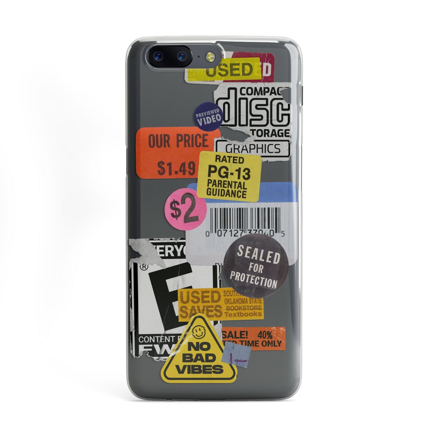 Vintage CD Stickers OnePlus Case