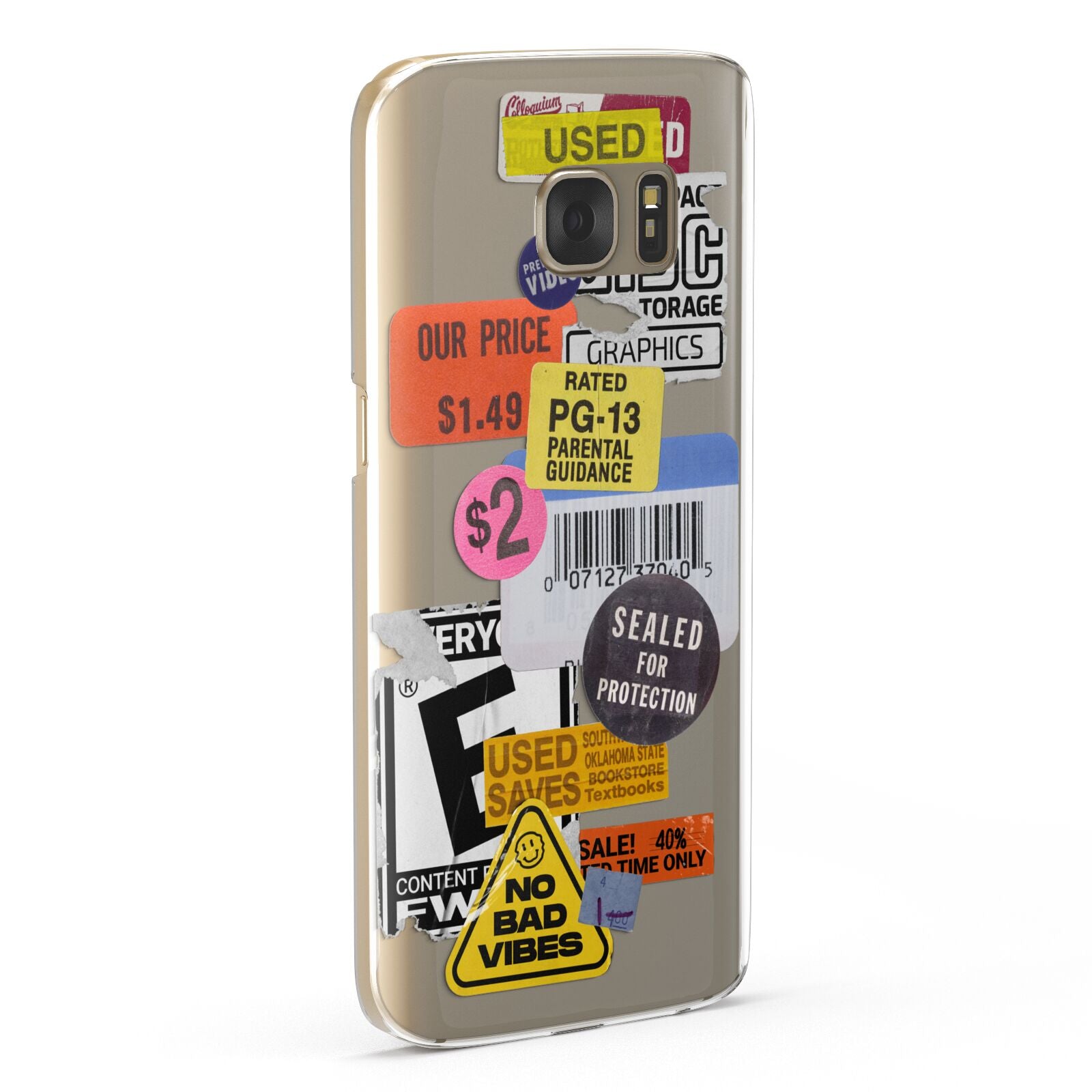 Vintage CD Stickers Samsung Galaxy Case Fourty Five Degrees