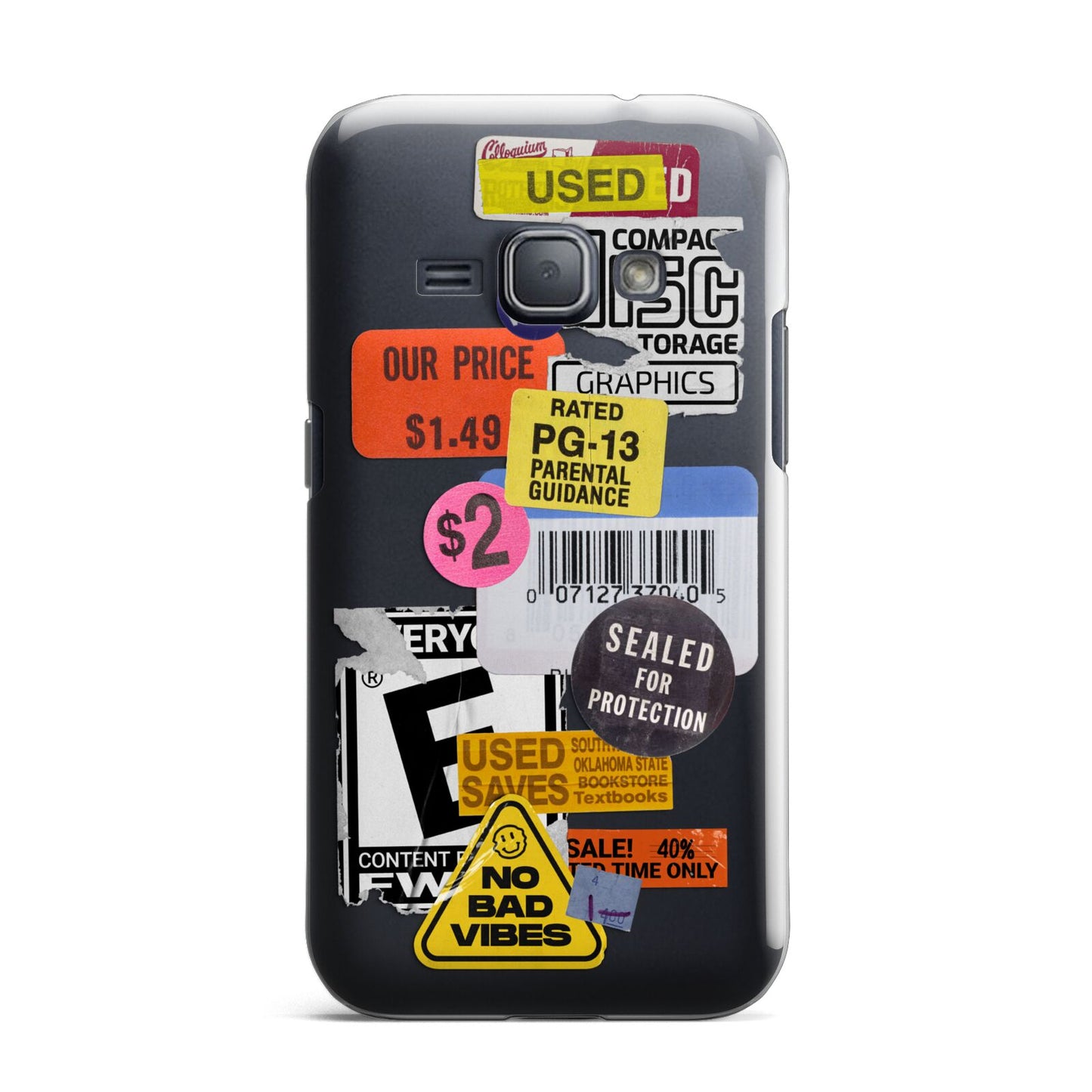 Vintage CD Stickers Samsung Galaxy J1 2016 Case