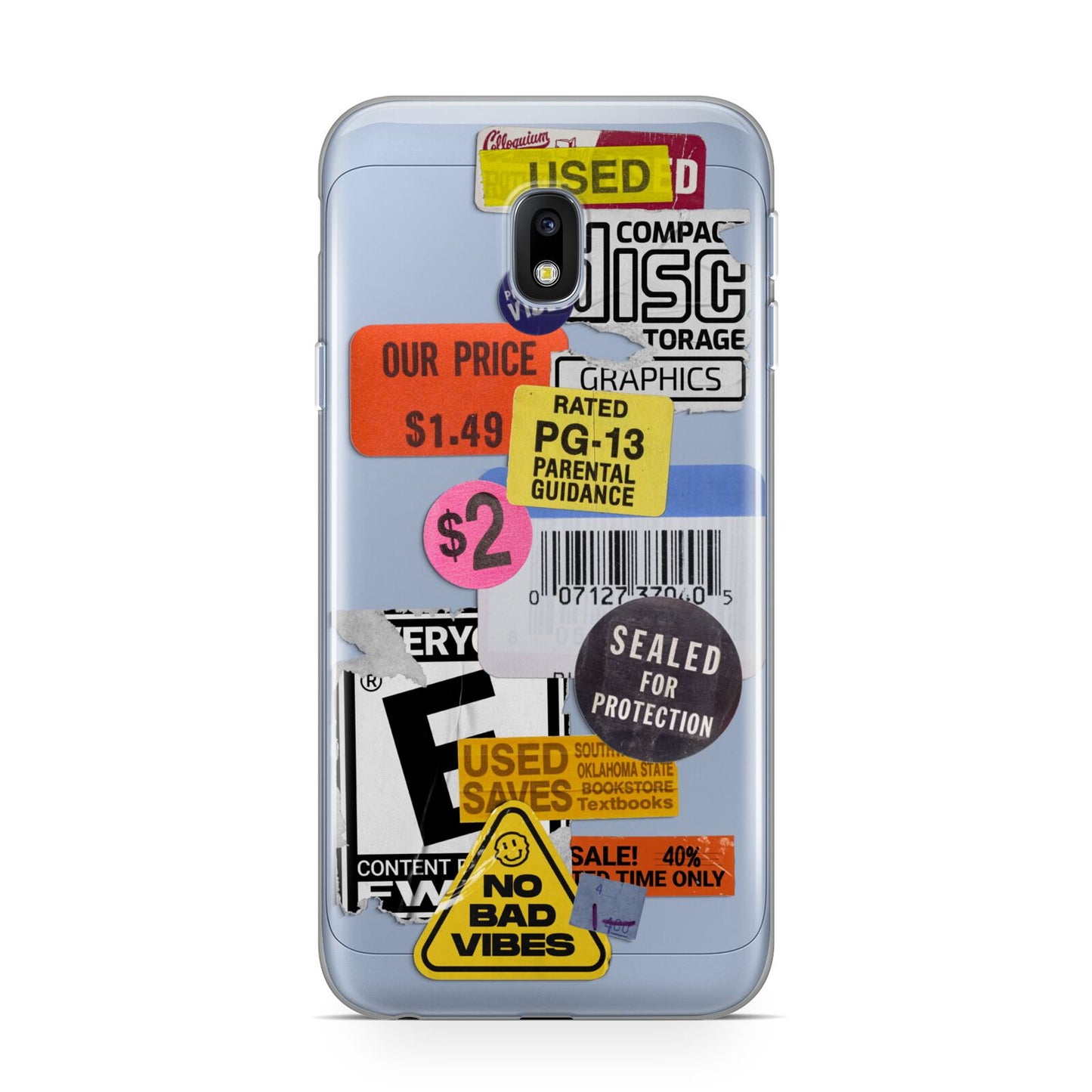 Vintage CD Stickers Samsung Galaxy J3 2017 Case