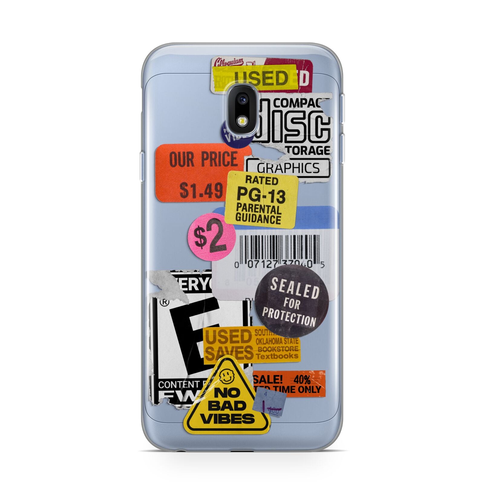 Vintage CD Stickers Samsung Galaxy J3 2017 Case