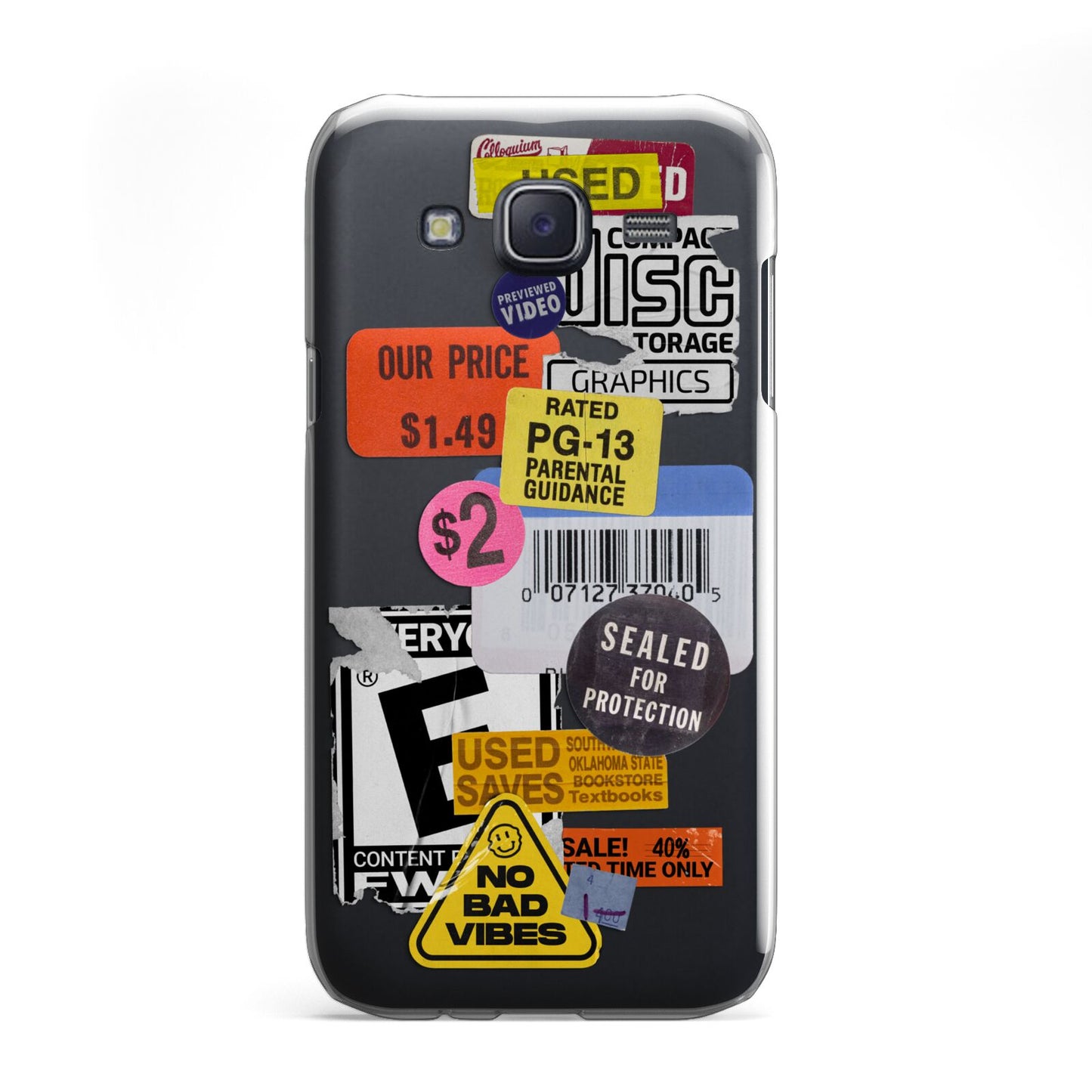 Vintage CD Stickers Samsung Galaxy J5 Case