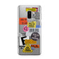 Vintage CD Stickers Samsung Galaxy S9 Plus Case on Silver phone