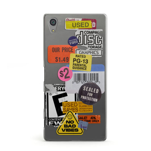 Vintage CD Stickers Sony Xperia Case