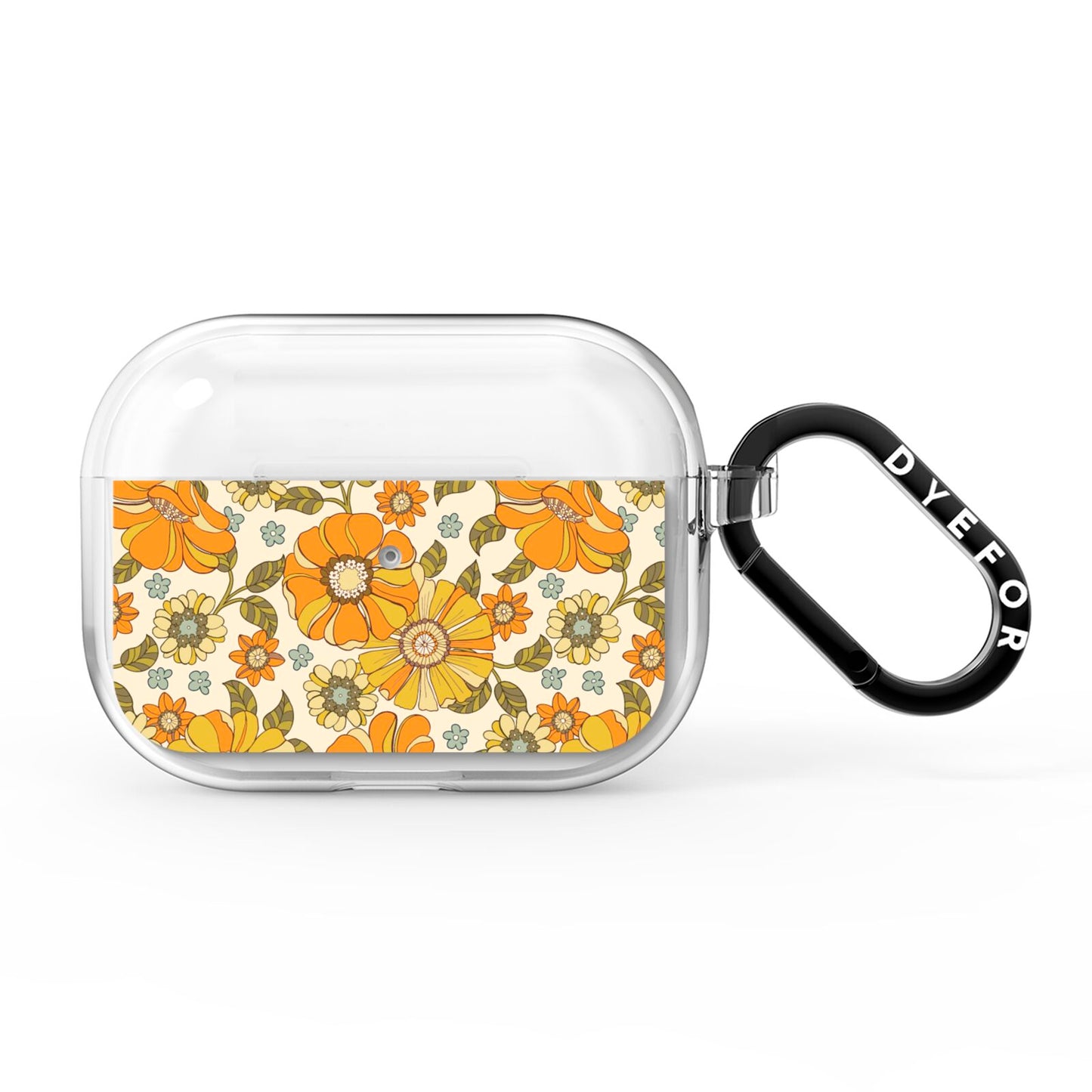 Vintage Floral AirPods Pro Clear Case