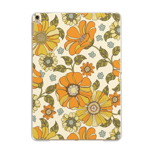Vintage Floral Apple iPad Gold Case
