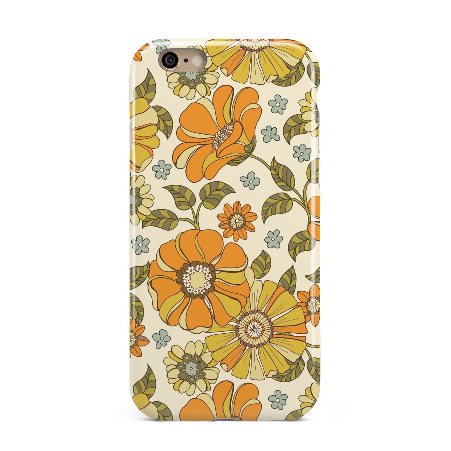 Vintage Floral Apple iPhone 6 3D Tough Case