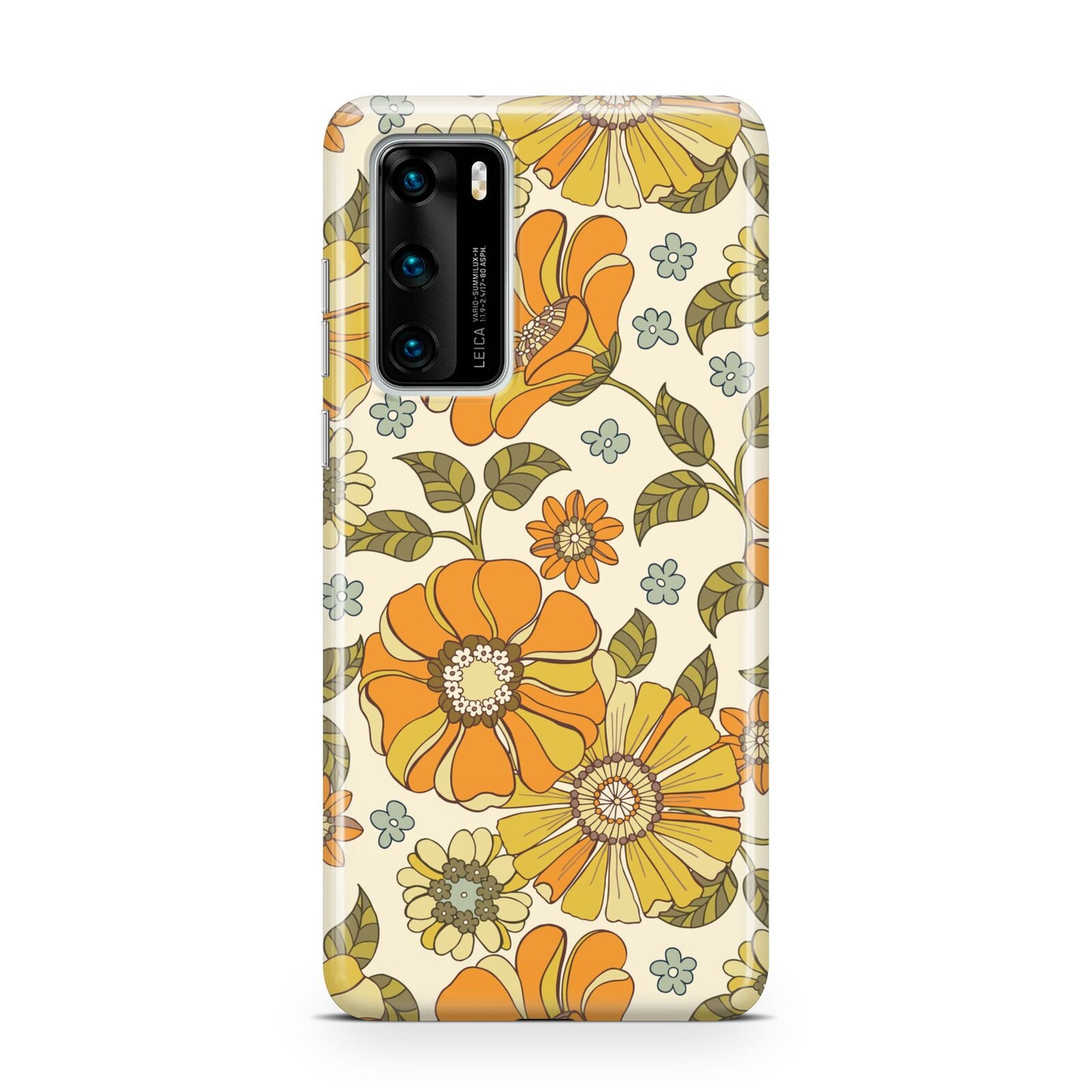 Vintage Floral Huawei P40 Phone Case