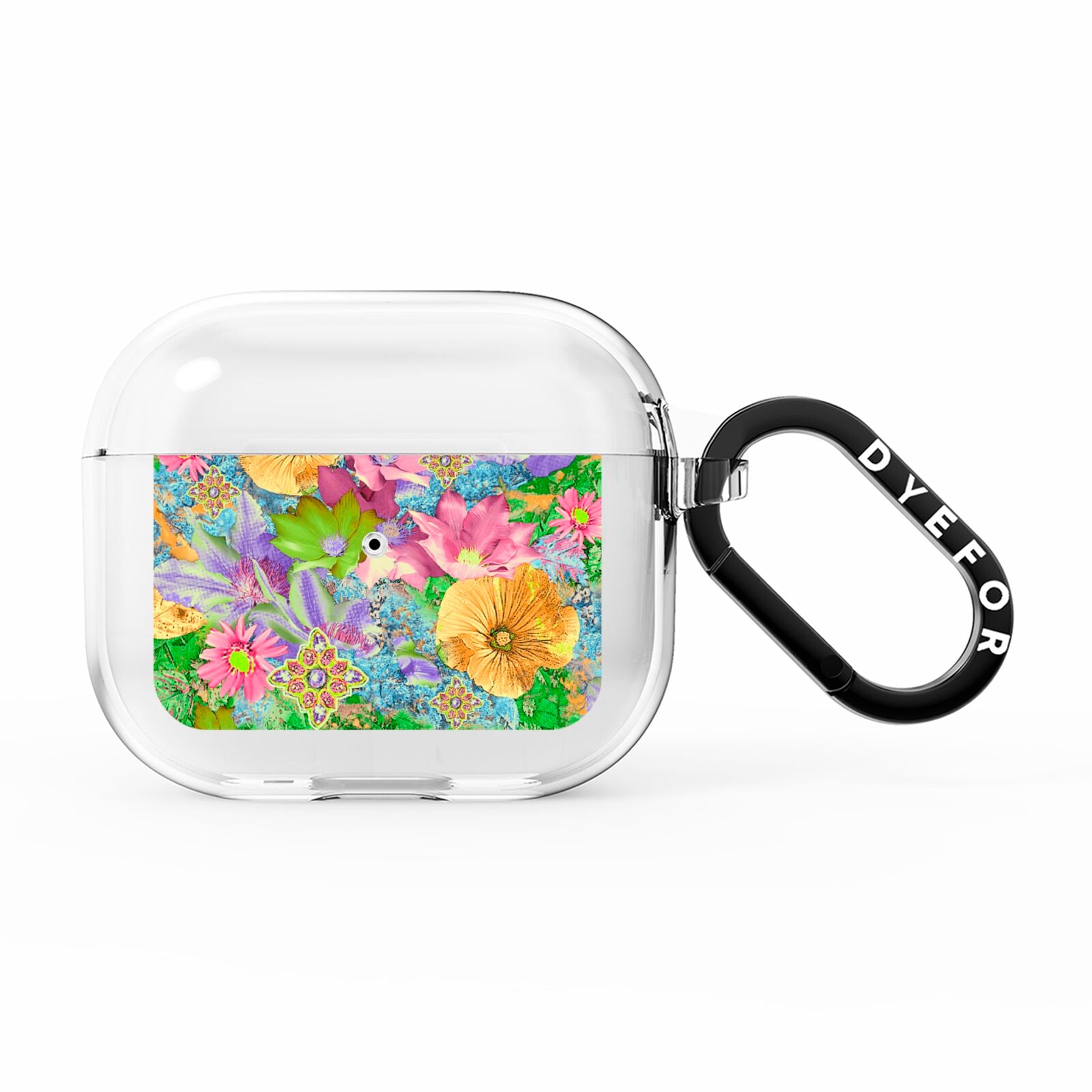 Vintage Floral Pattern AirPods Clear Case 3rd Gen