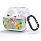 Vintage Floral Pattern AirPods Pro Glitter Case Side Image