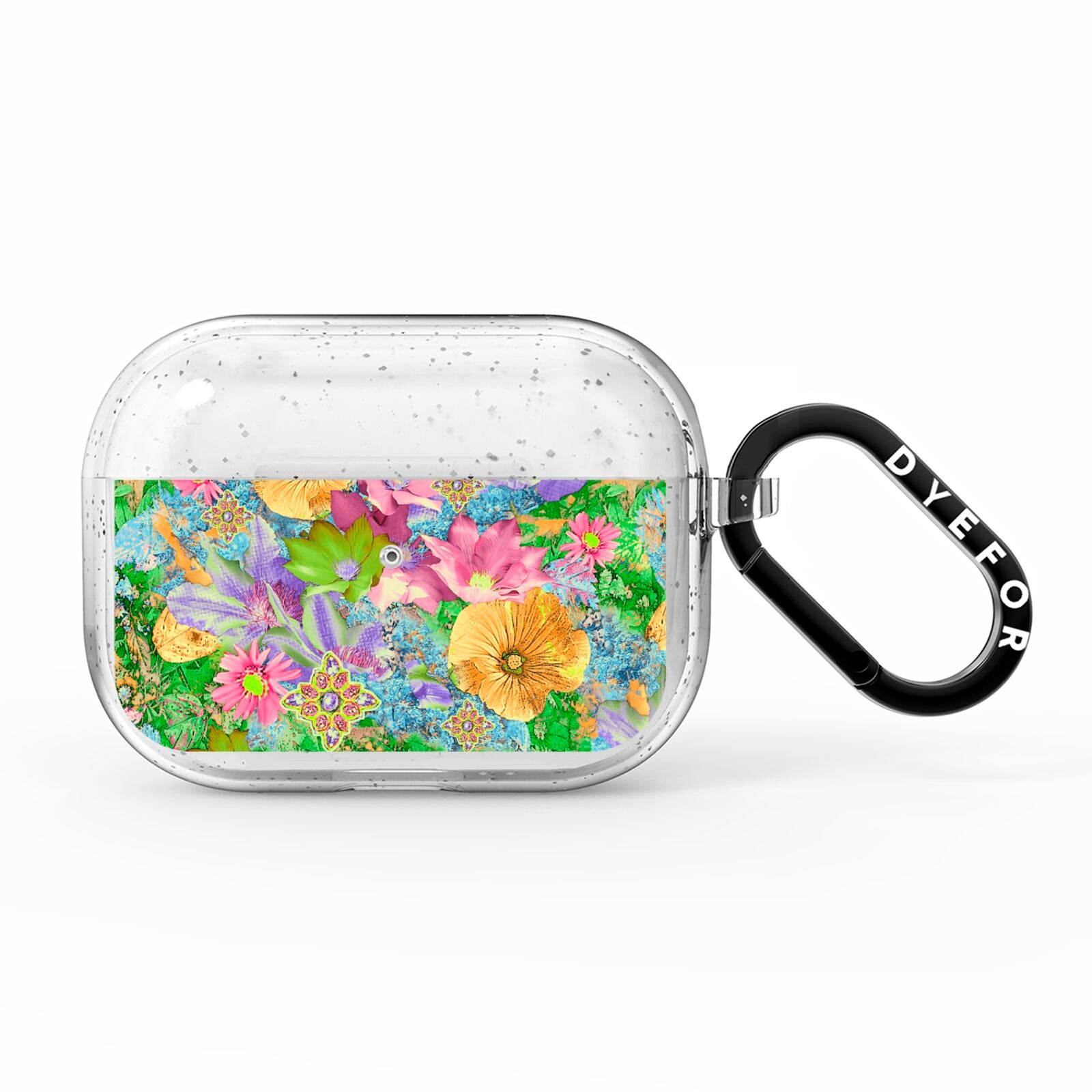 Vintage Floral Pattern AirPods Pro Glitter Case