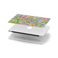 Vintage Floral Pattern Apple MacBook Case in Detail