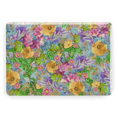 Vintage Floral Pattern Apple MacBook Case