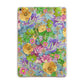 Vintage Floral Pattern Apple iPad Rose Gold Case