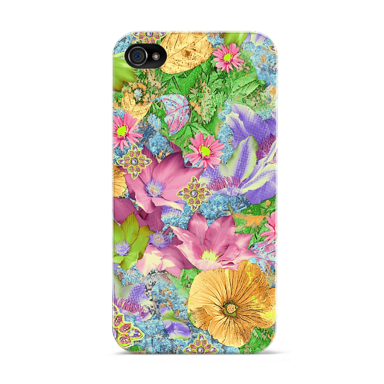 Vintage Floral Pattern Apple iPhone 4s Case