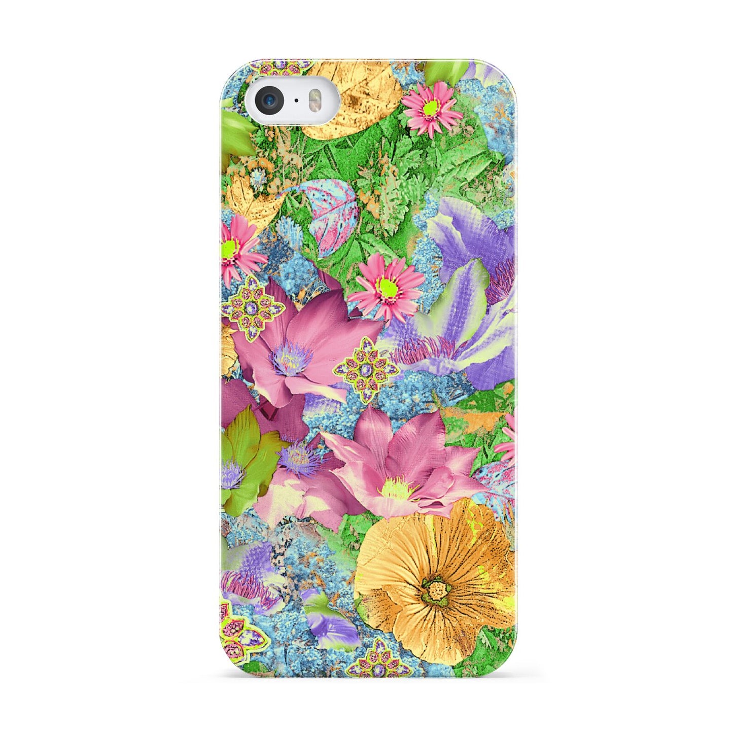 Vintage Floral Pattern Apple iPhone 5 Case