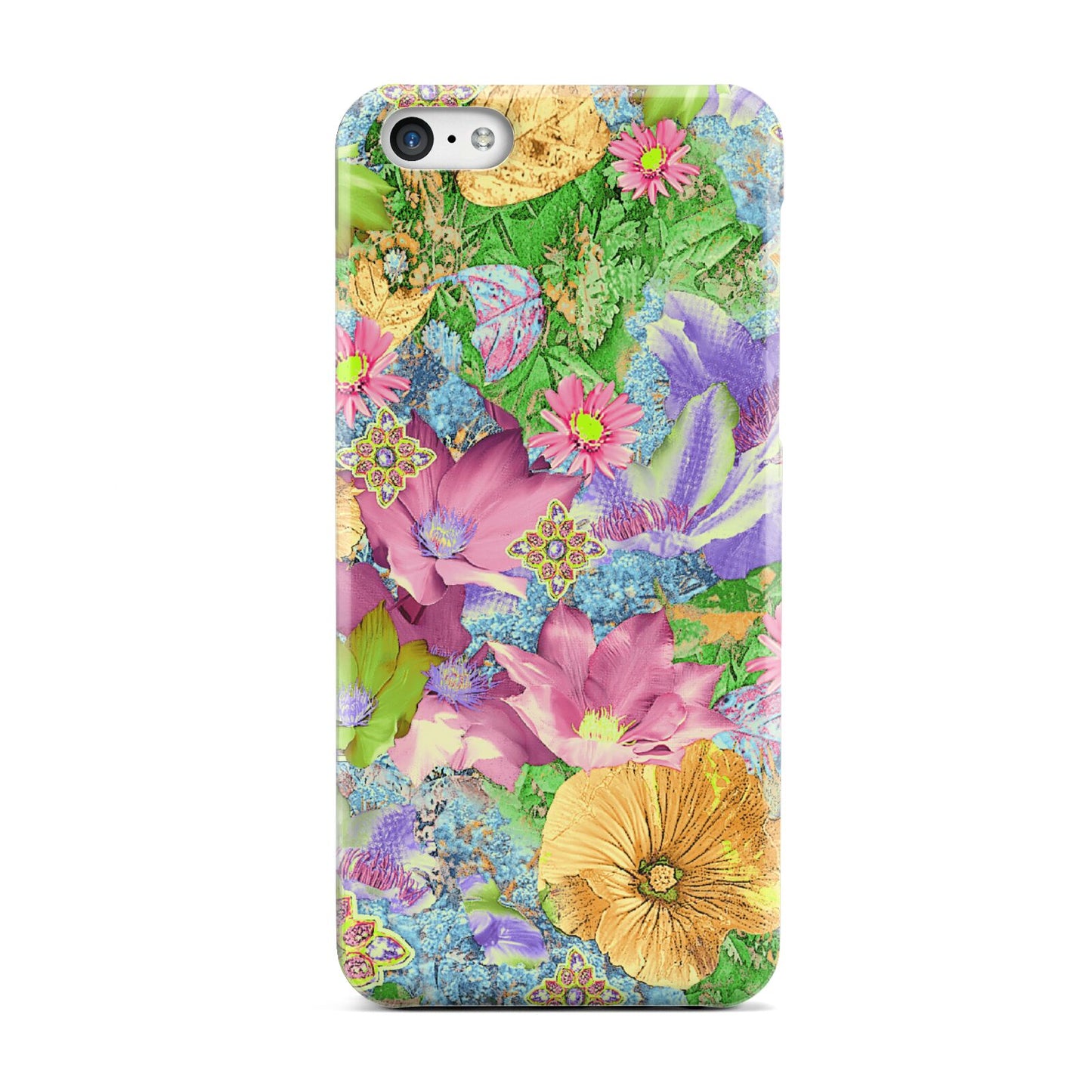 Vintage Floral Pattern Apple iPhone 5c Case