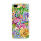 Vintage Floral Pattern Apple iPhone 7 8 Plus 3D Tough Case