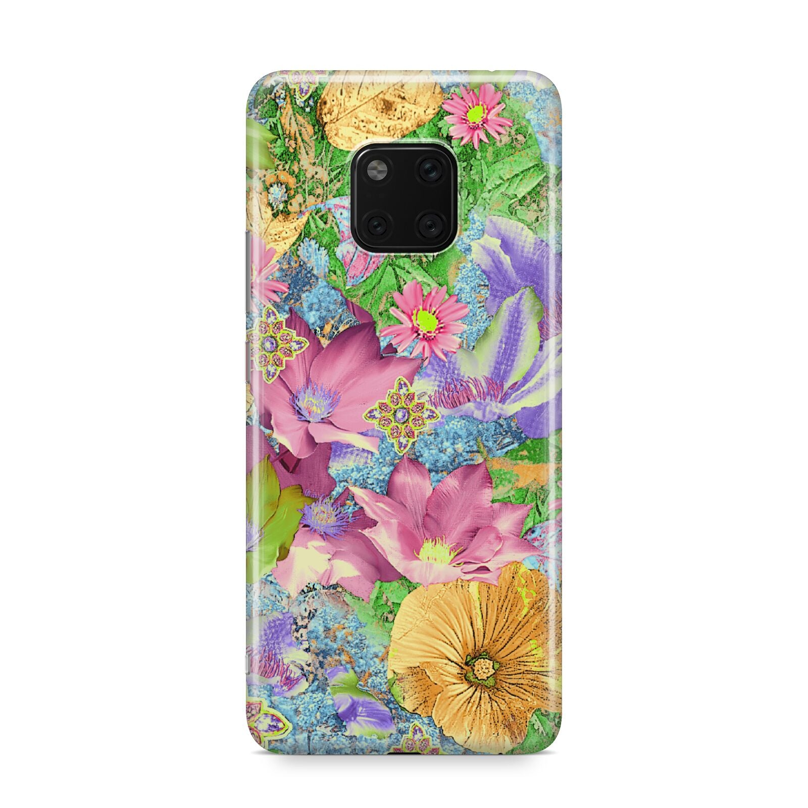 Vintage Floral Pattern Huawei Mate 20 Pro Phone Case