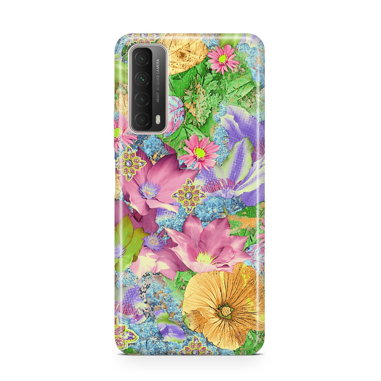 Vintage Floral Pattern Huawei P Smart 2021